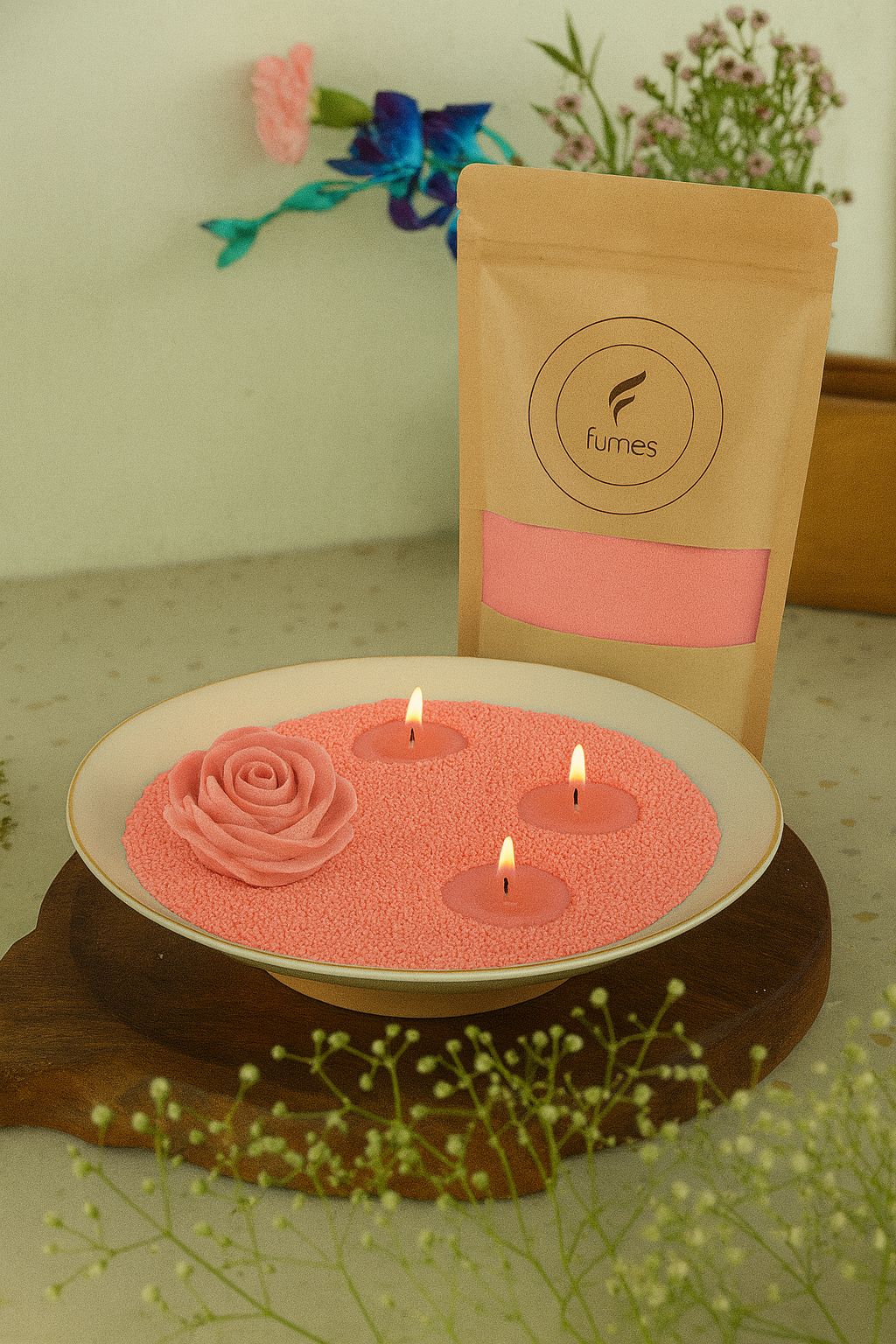 Coral Bloom – Pearl Wax (With Free Wicks)