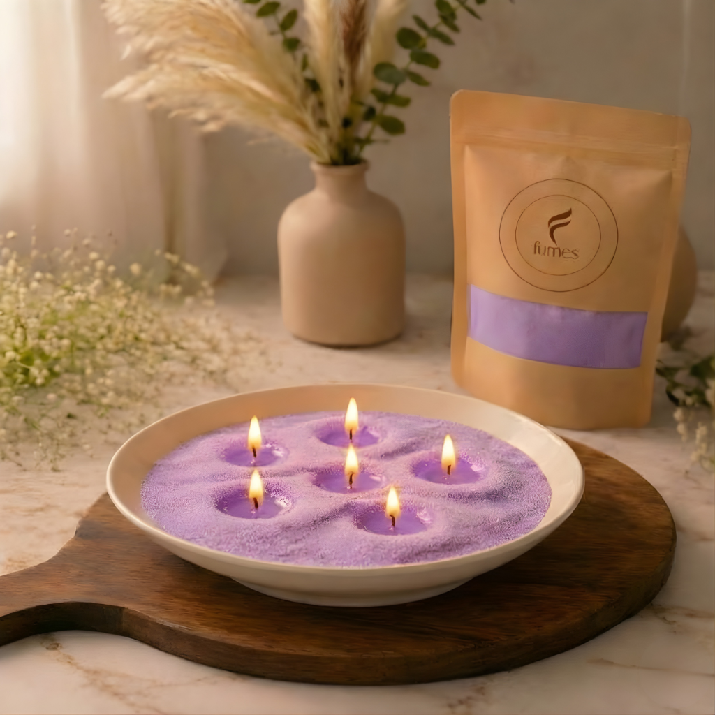 Lavender Mist – Pearl Wax (With Free Wicks)