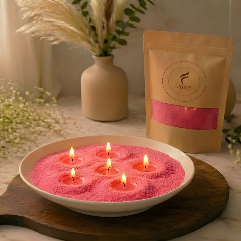 Pink Petal – Pearl Wax (With Free Wicks)